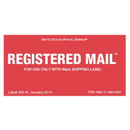 Registered Mail® Labels
